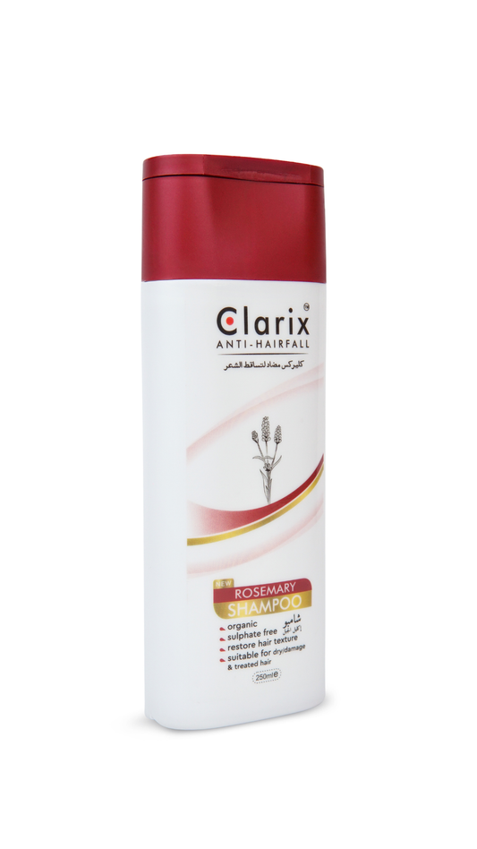 Clarix Anti-Hairfall Rosemary Shampoo - Sulphate Free (250ml)