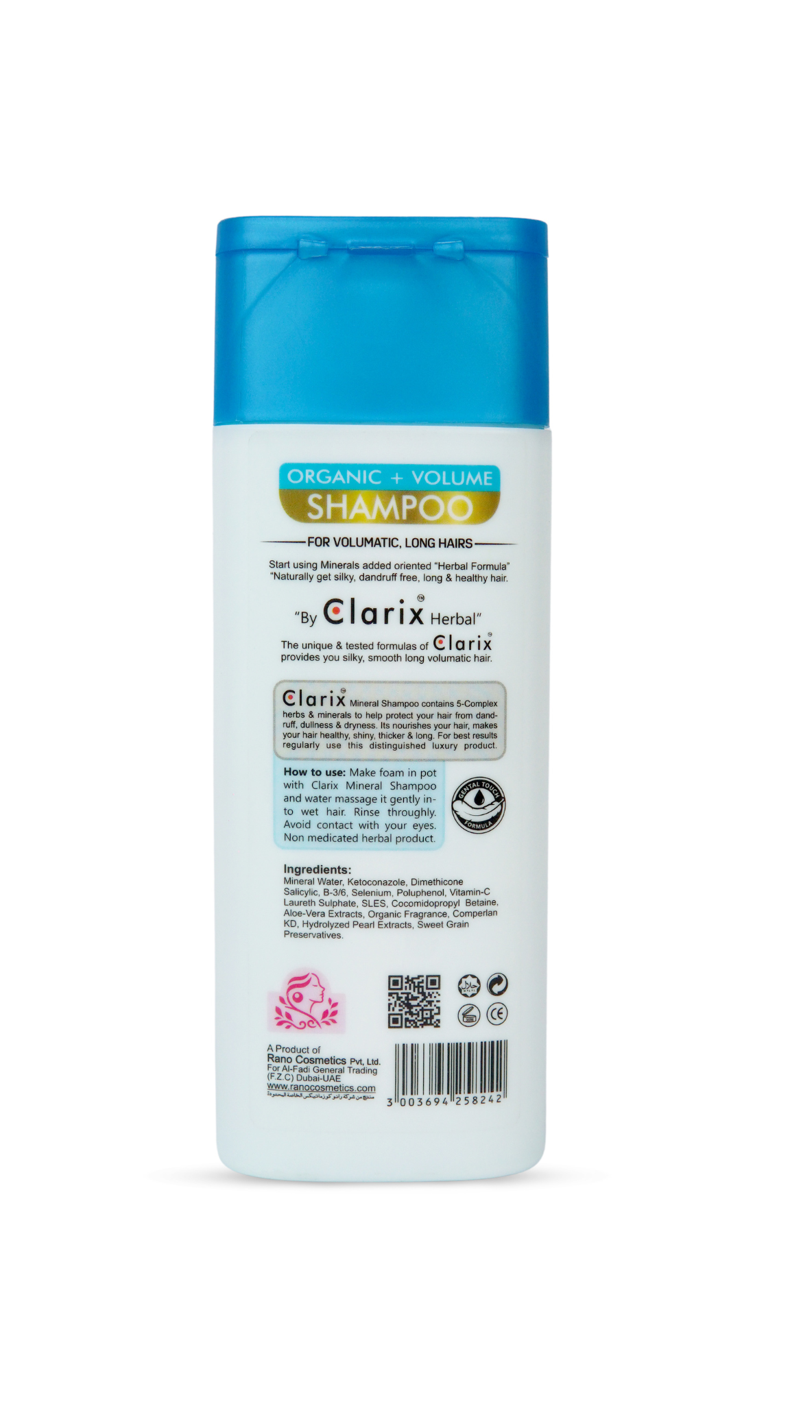 Clarix Anti-Dandruff Mineral Shampoo - Organic (250ml)