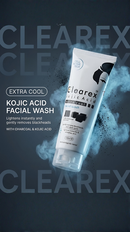 Clearex Kojic Acid Extra Cool Facial Wash