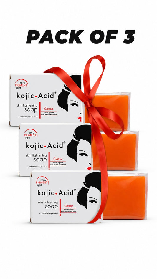 Clarix Kojic Acid Soap (Pack of 3) – Skin Brightening & Dark Spot Removal