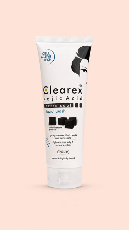 Clearex Kojic Acid Extra Cool Facial Wash