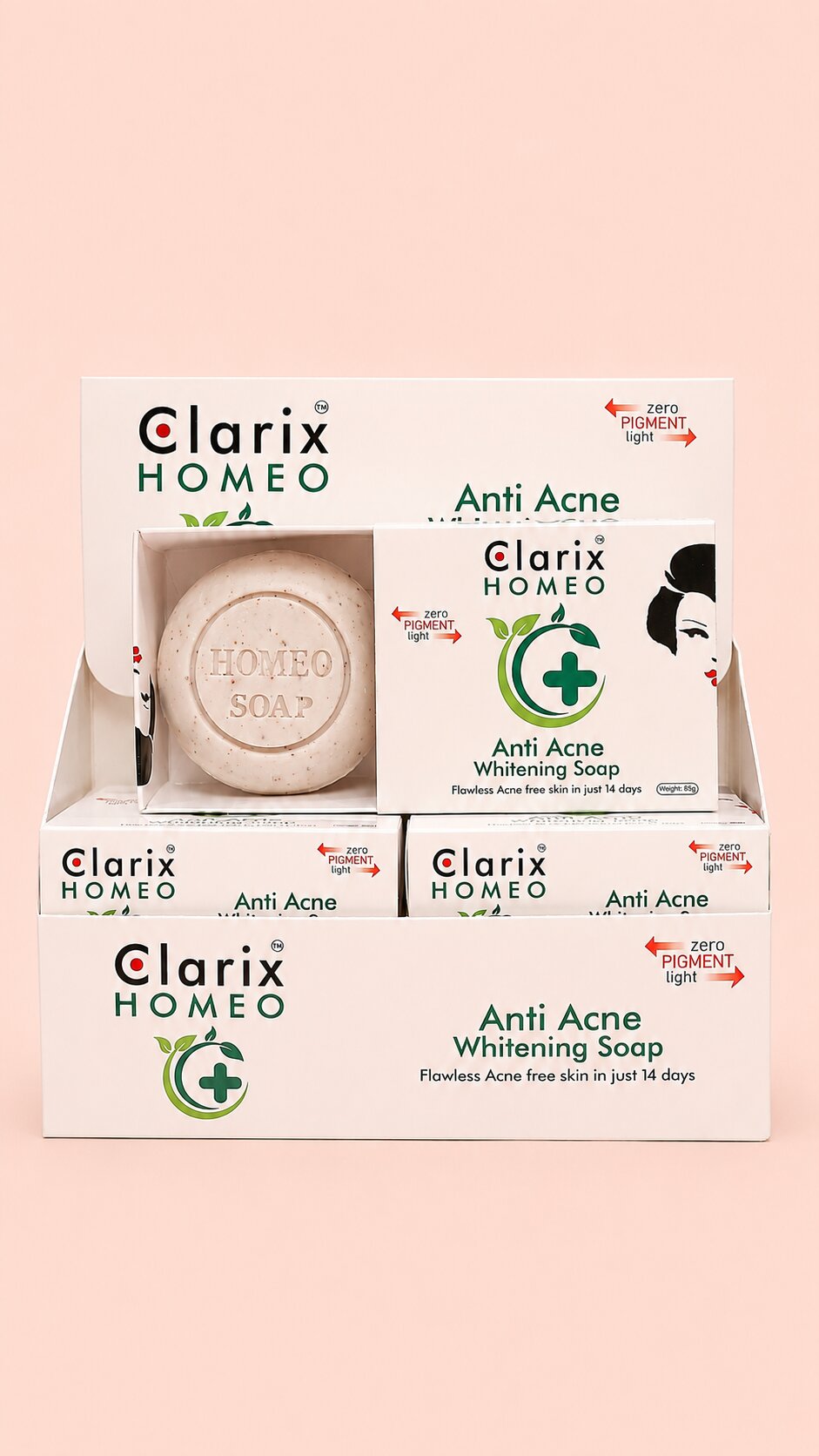 Clarix Homeo Anti-Acne & Whitening Soap