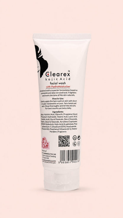 Clearex Kojic Acid Whitening Facial Wash